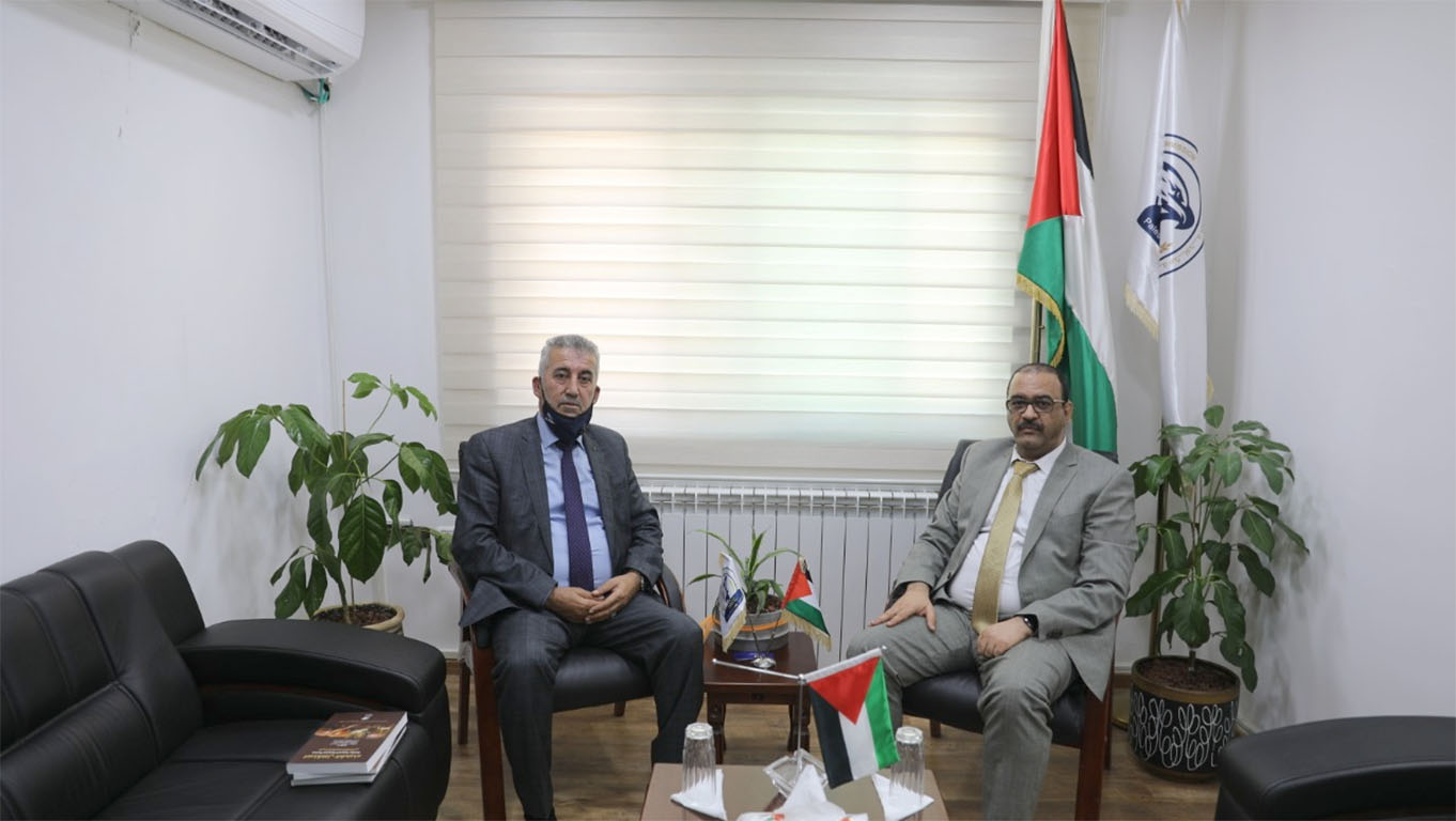 المستشار براك يستقبل وزير الحكم المحلي ويبحث معه التعاون المشترك