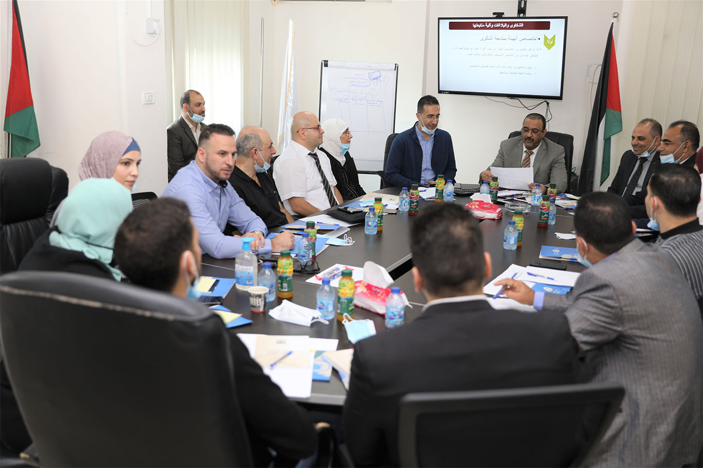 مكافحة الفساد تنظم دورة تدريبية متخصصة لممثلي الكليات الجامعية المتوسطة