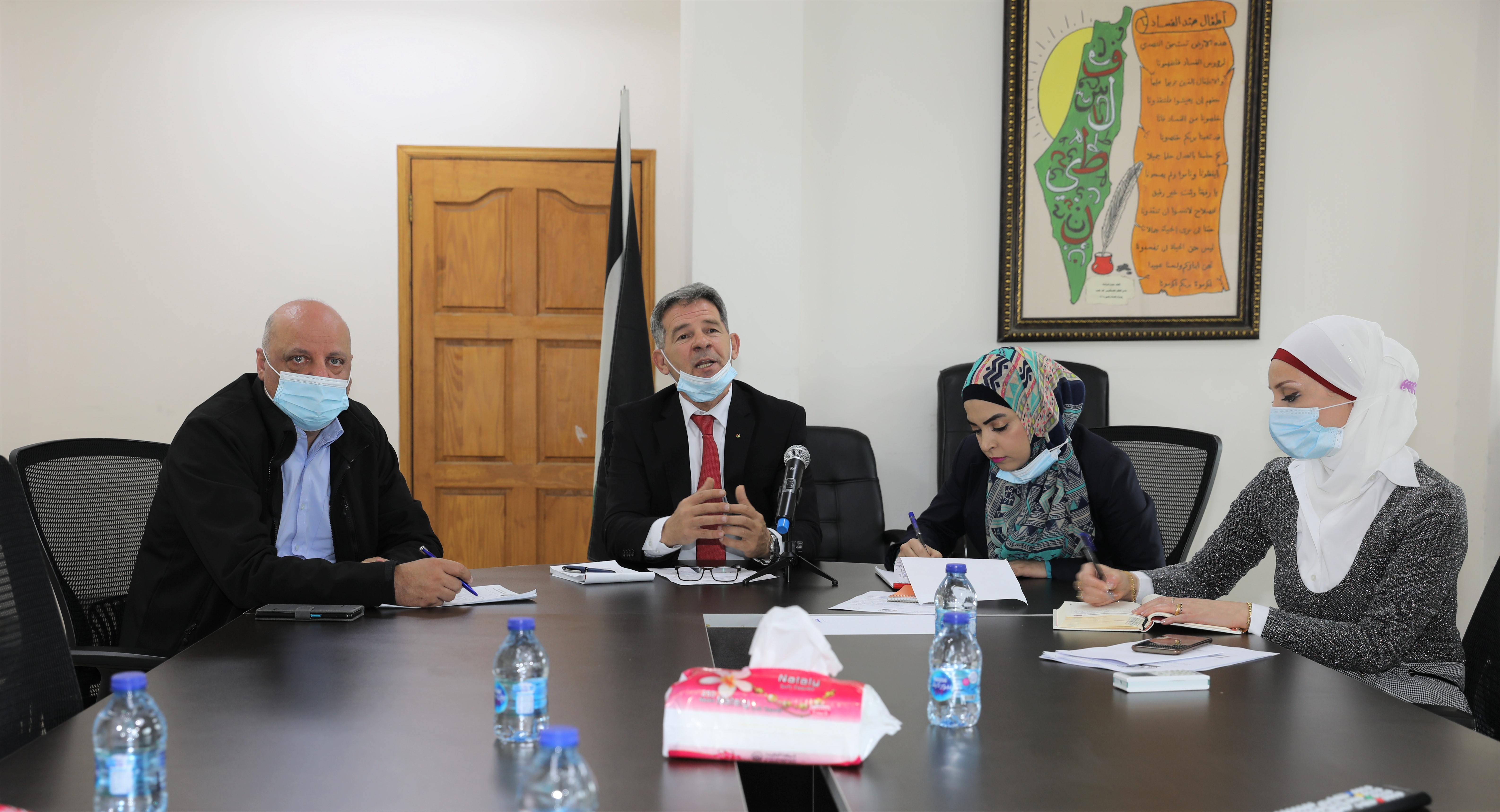 عبر تقنية الاتصال المرئي رضوان يبحث التعاون المشترك مع سفير النرويج
