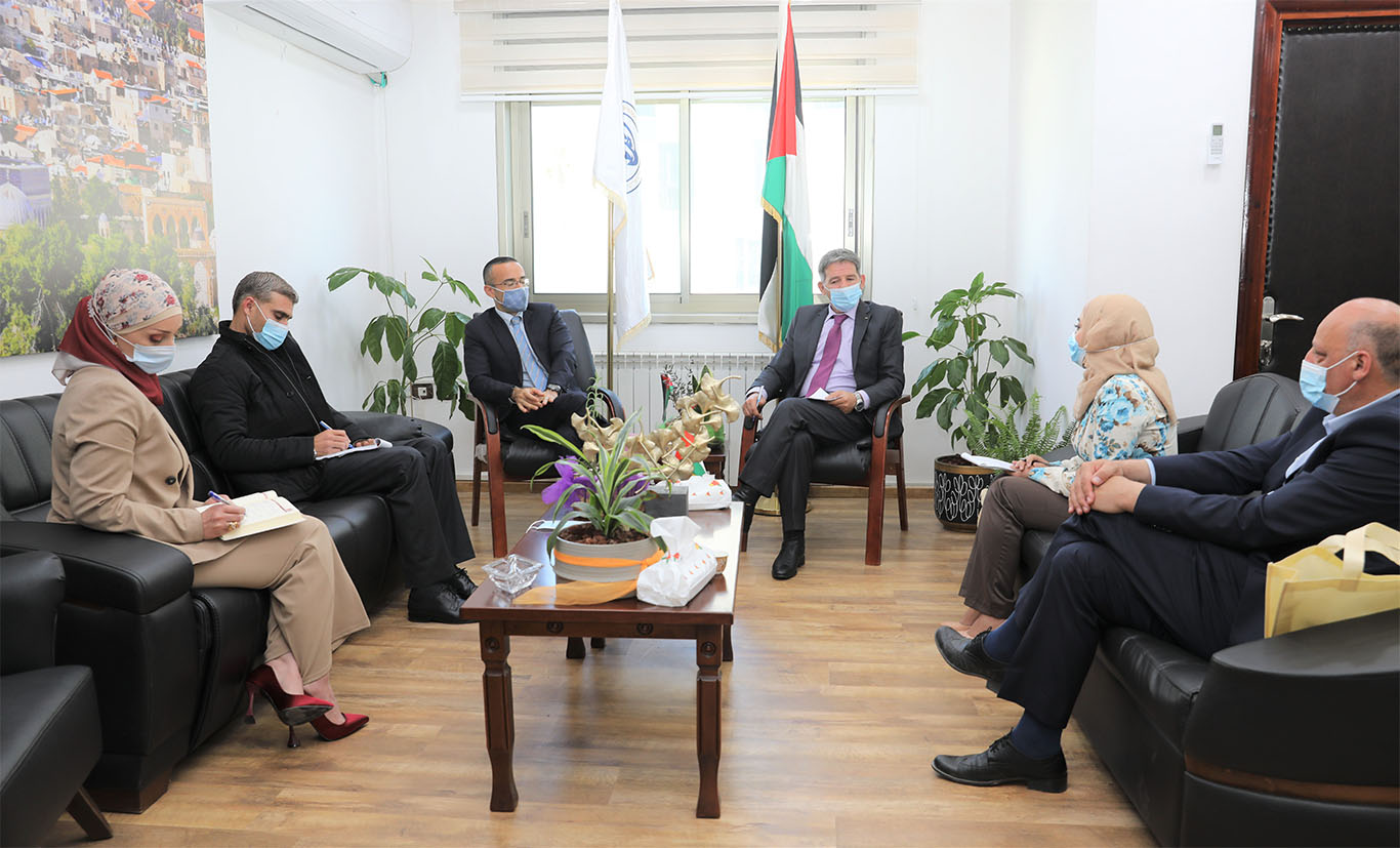 رائد رضوان يستقبل القنصل الإيطالي العام في القدس ويبحث معه سبل تعزيز التعاون المشترك