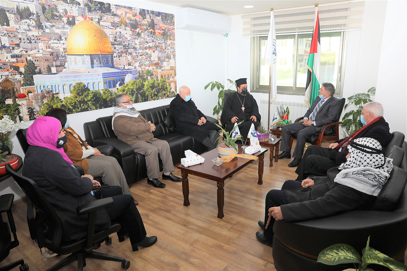 Mr. Radwan receives official, popular and religious delegations to congratulate him on assuming his new position as the Commissioner