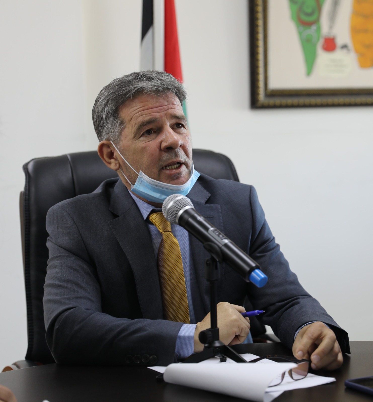 Commissioner of PACC in a meeting with OECD: We are working on enhancing partnership with all institutions to promote principles of integrity and transparency in Palestinian society