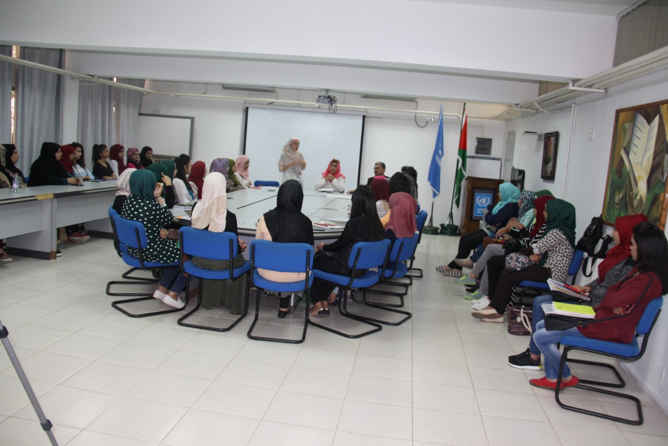 إطلاق مسابقة للفنون الجميلة بموضوع مكافحة الفساد في كلية مجتمع المرأة