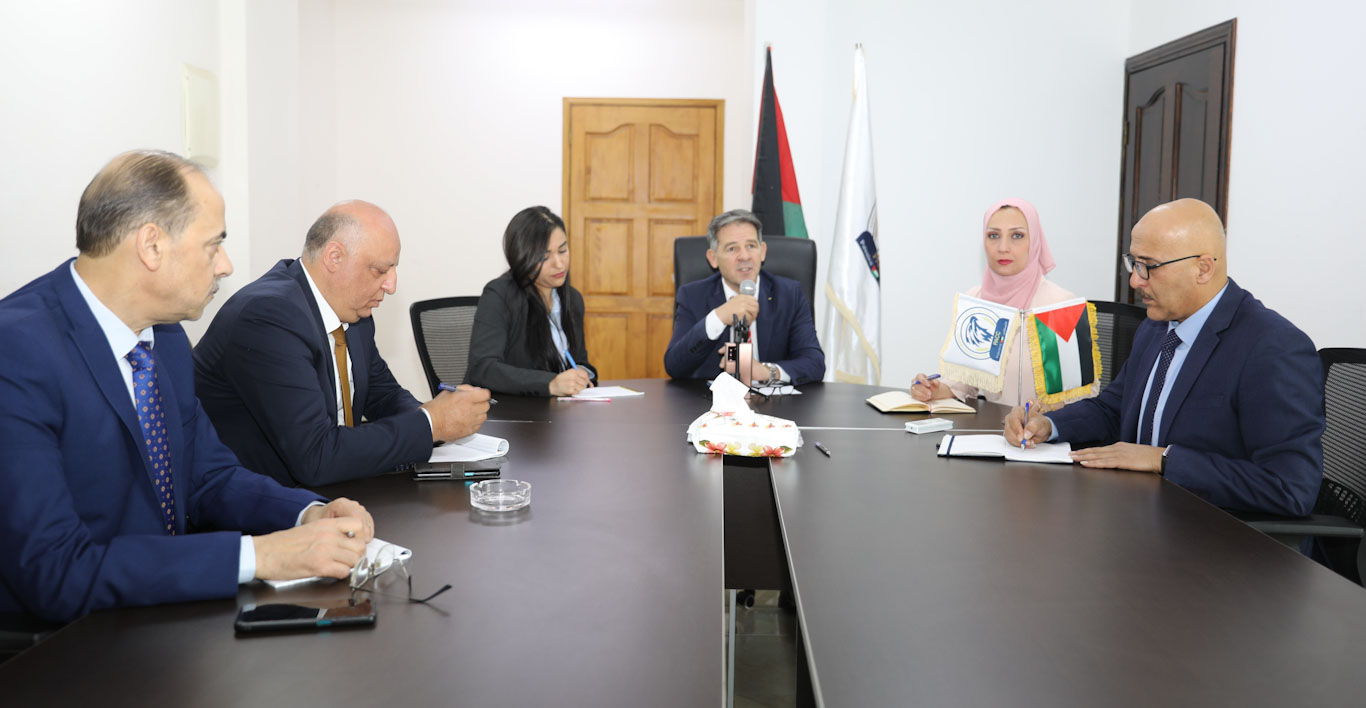 RAED RADWAN EXPLOERS COOERATION AVENUES WITH SPECIAL REPRESENTAIVE TO UN-WOMEN IN PALESTINE