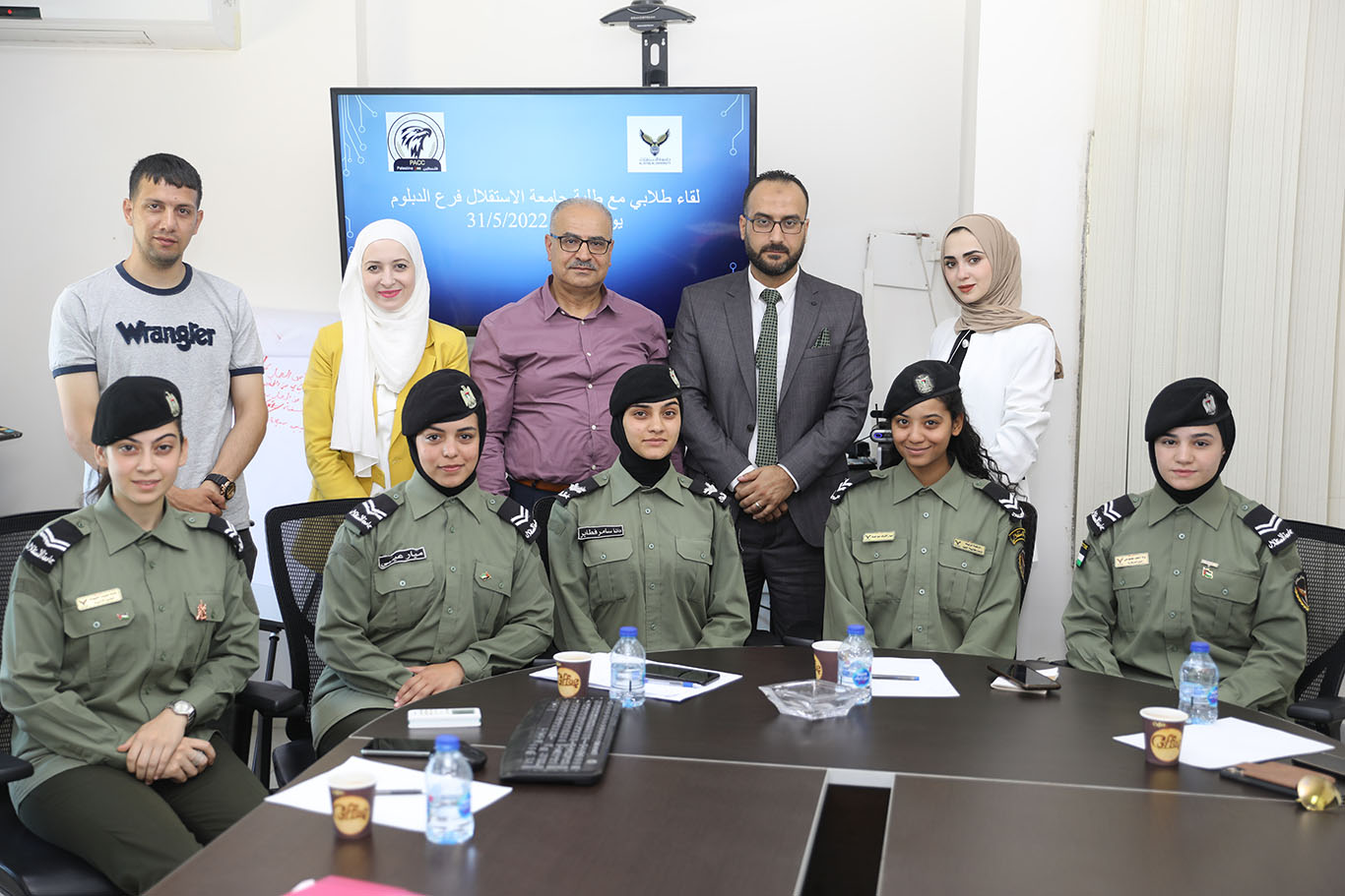 مكافحة الفساد تستقبل طلبة الدبلوم في جامعة الاستقلال