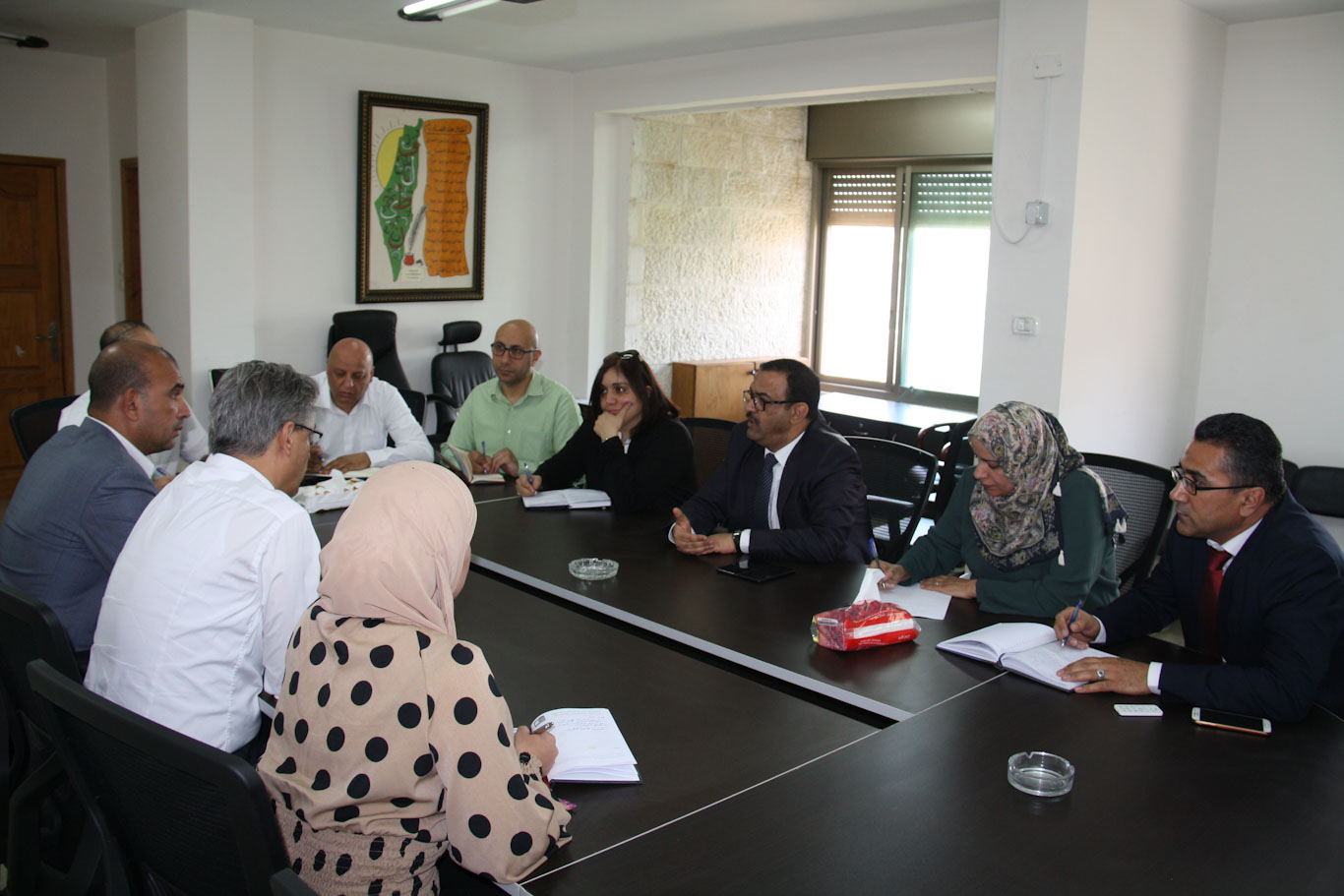 هيئة مكافحة الفساد تبحث سبل التعاون مع إئتلاف أمان