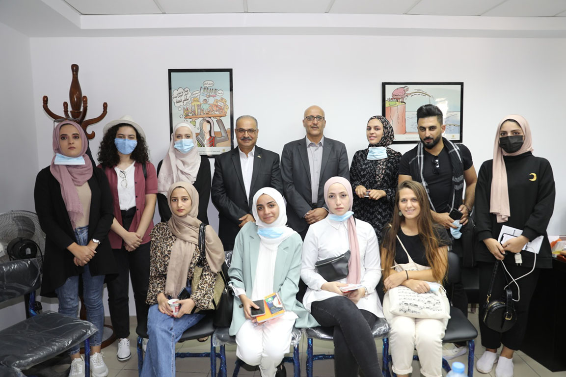 مكافحة الفساد تلتقي بممثلي نقابات طلبة الإعلام في الجامعات الفلسطينية